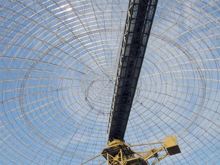 電廠(chǎng)圓煤倉(cāng)網(wǎng)架工程